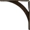Ekena Millwork Legacy Steel Bracket, Antiqued Pale Gold 2"W x 10"D x 10"H BKTM02X10X10LEAPG - alternate 10